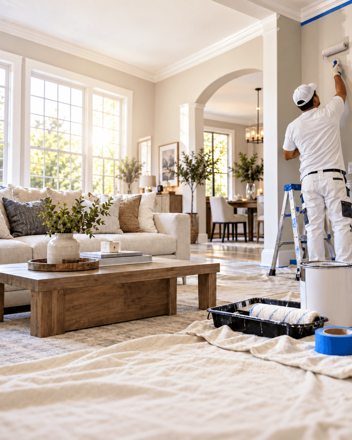 Interior and exterior residential painting in San Antonio